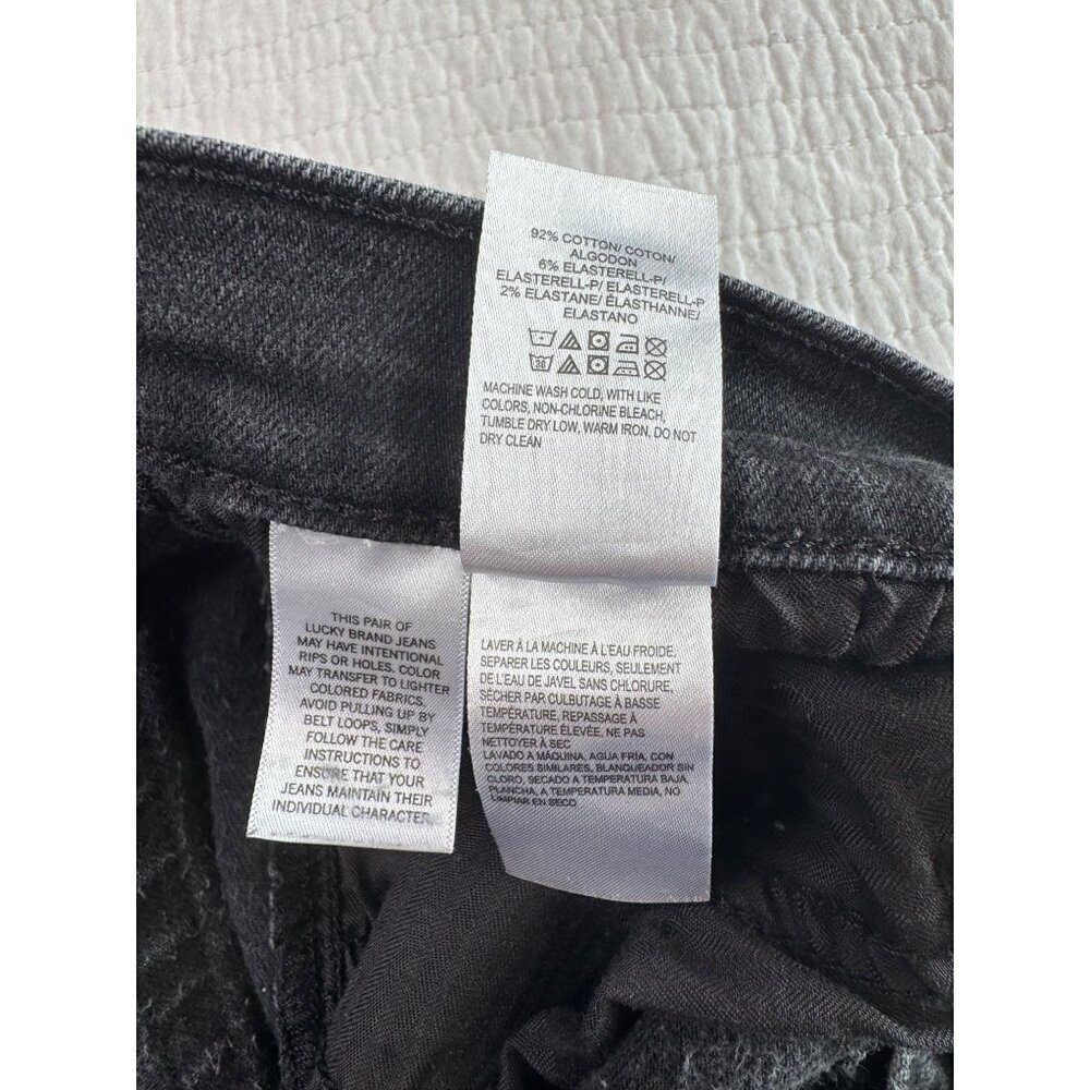 Lucky Brand Mens Black 110 Skinny Denim Casual Jeans 34X30 Everyday - Picture 8 of 9